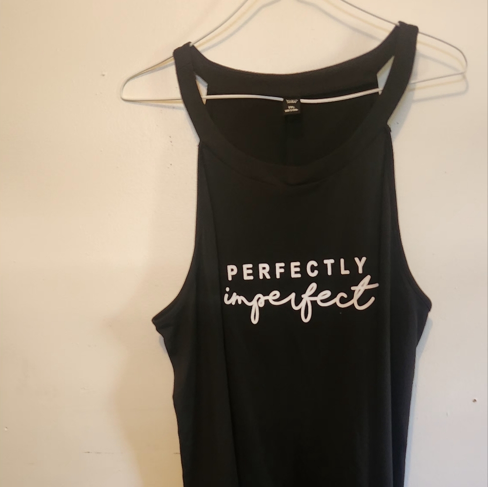 BLACK tee style shirt 2X